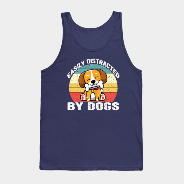 Easily distracted by dogs Tank Top by SCOTT CHIPMAND